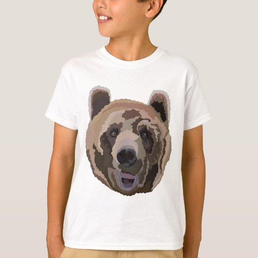 B staat voor bruin Beer T-shirt (Voorkant)