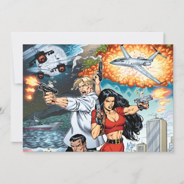 B@stard Stew Action Comic Art van Al Rio (Voorkant)