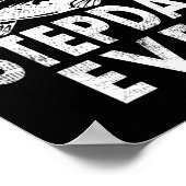 B Stepdad Ooit Gevist Geschenken Step-dad Vaderdag Poster (Hoek)