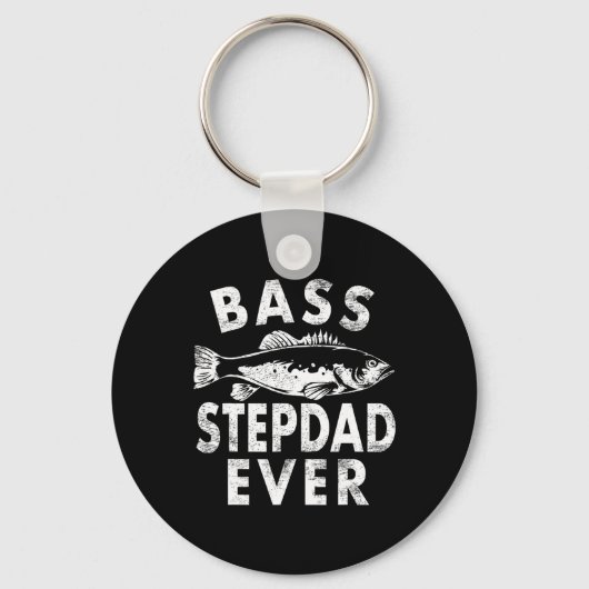 B Stepdad Ooit Gevist Geschenken Step-dad Vaderdag Sleutelhanger (Voorkant)