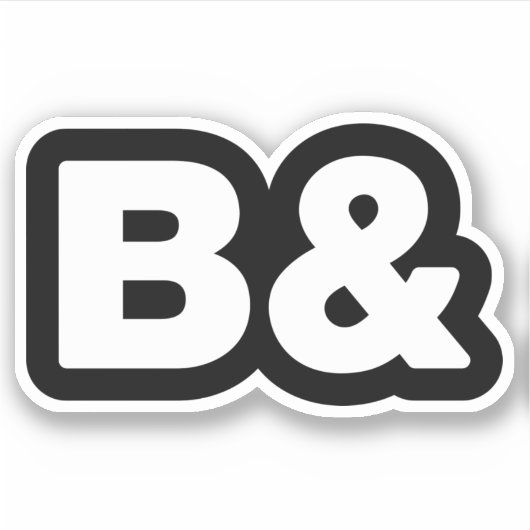 B& STICKER (Voorkant)