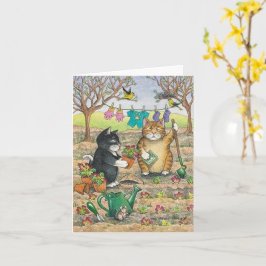 B & T #15 Notecard Kaart (Gele Bloem)