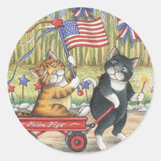 B & T #19 Patriottische Stickers (Voorkant)