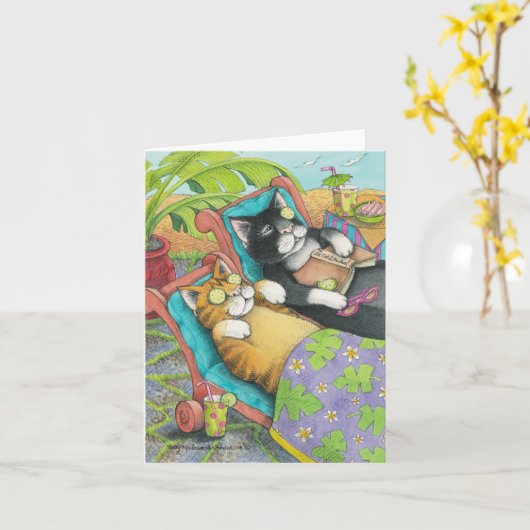 B & T #28 Notecard Kaart (Gele Bloem)