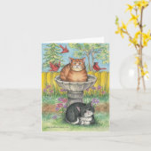 B & T #3 Notecard Kaart (Gele Bloem)