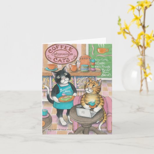 B & T #40 Notecard Kaart (Gele Bloem)