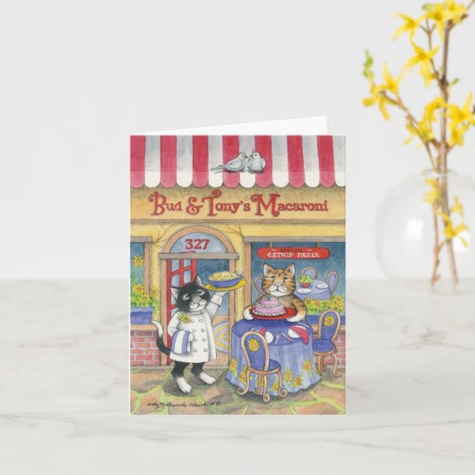 B & T #44 Notecard Kaart (Gele Bloem)