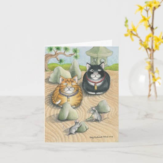 B & T #45 Zen Note Kaart (Gele Bloem)