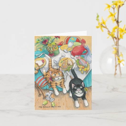 B & T #48 Notecard Kaart (Gele Bloem)