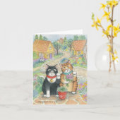 B & T #51 Neighborly Hello Note Kaart (Gele Bloem)