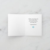 B & T #54A Baby Jongen Welkomstbericht Kaart (Binnen)