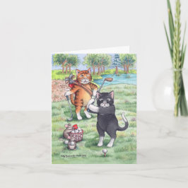 B & T #55 Golf Verjaardagsbriefje Kaart