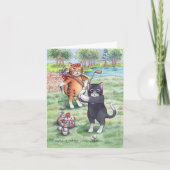 B & T #55 Golf Verjaardagsbriefje Kaart (Voorkant)