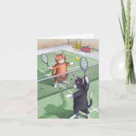 B & T #56 Tennis Verjaardagsnota Kaart