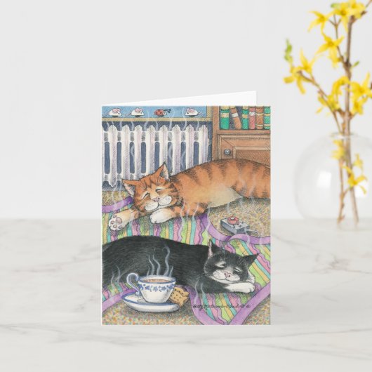 B & T #7 Notecard Kaart (Gele Bloem)