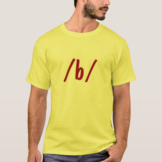 /b/ t-shirt (Voorkant)
