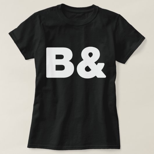 B & T-shirt (Design voorkant)