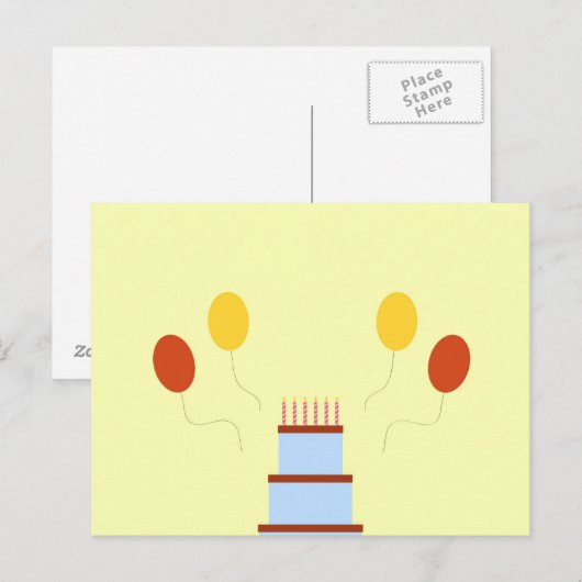 b taartkopie briefkaart (Voorkant / Achterkant)