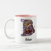 B Teddydruiven Tweekleurige Koffiemok (Links)