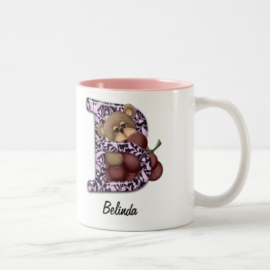 B Teddydruiven Tweekleurige Koffiemok (Rechts)