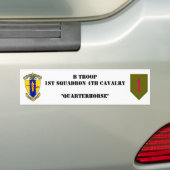 B-Troop-Bumpersticker Bumpersticker (Op auto)