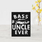 B Uncle Ever Vist cadeaus aan oom Vaderdag Kaart (Gele Bloem)