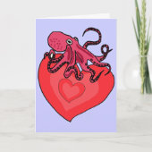 B.V. - Funny Octopus Love Kaart (Voorkant)