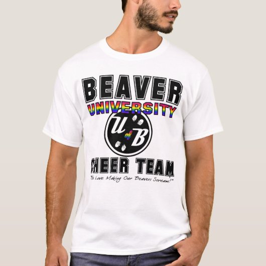 B van het U Cheer Team T-shirt (Voorkant)