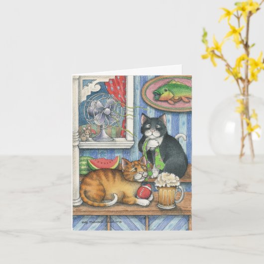 B & van T #18 Vaderdag Nota Kaart (Gele Bloem)