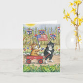 B & van T #19 4 Juli Nota Kaart (Gele Bloem)