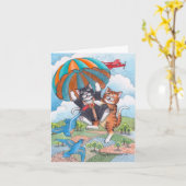 B & van T #57 de Nota van de Verjaardag van het Kaart (Gele Bloem)