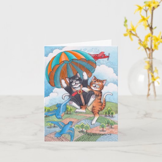 B & van T #57 de Nota van de Verjaardag van het Kaart (Gele Bloem)