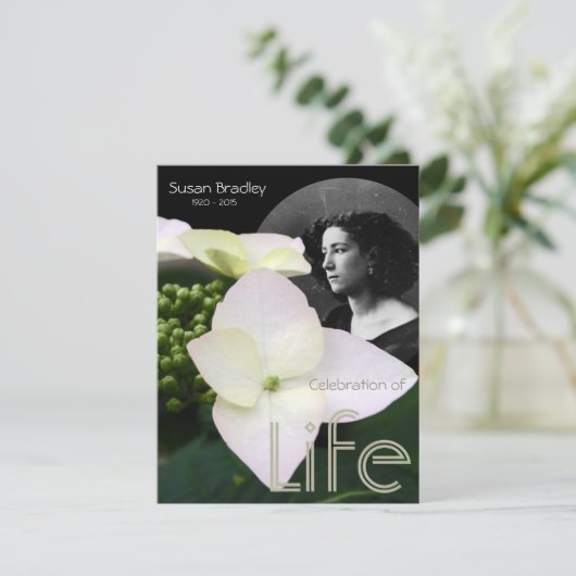  B Viering van het Leven met Portret Kaart (Staand voorkant)