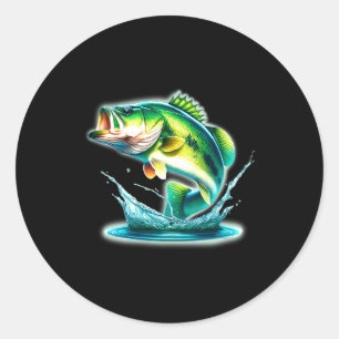 B Vis Springende Comfort Kleuren Volwassene Zwaar  Ronde Sticker