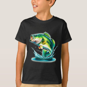 B Vis Springende Comfort Kleuren Volwassene Zwaar T-shirt