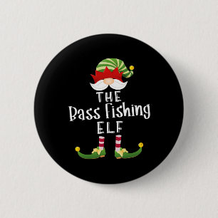 B Visgroep Elfen Kerst Morsige Pyjama Feestje  Ronde Button 5,7 Cm