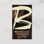 B Vlammonogram Visitekaartje (Voorkant)