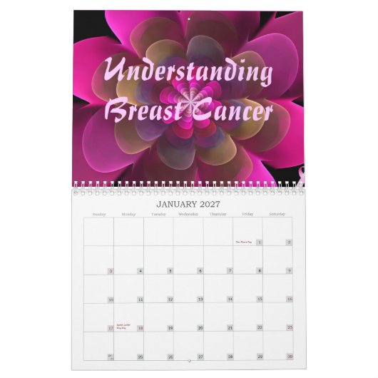 b...voor altijd...bewust...inzicht in borstkanker. kalender (Jan 2027)