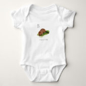B voor Beaver Baby Bodysuit (Voorkant)
