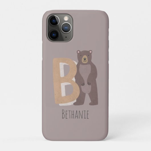 B voor Beer Case-Mate iPhone Case (Achterkant)