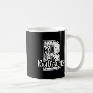 B voor Bulldogs School Sport Fan Team Spirit Koffiemok