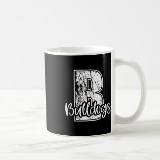 B voor Bulldogs School Sport Fan Team Spirit Koffiemok