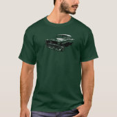 B&W '56 Chevy op gekleurd T-shirt (Voorkant)