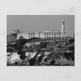 B&W Alcatraz Briefkaart