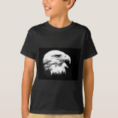 B&W American Bald Eagle T-shirt (Voorkant)