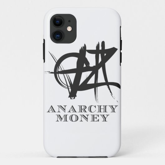 B&W anarchy Money Protective iPhone 5S Case (Achterkant)
