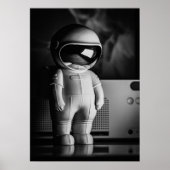 B&W Astro Buddy Poster (Voorkant)