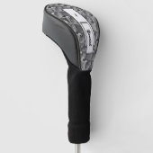 B/W Balance by Kenneth Yoncich Golfheadcover (Schuin)