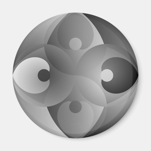 B/W Balance by Kenneth Yoncich Magneet (Voorkant)