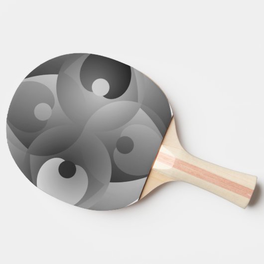 B/W Balance by Kenneth Yoncich Tafeltennisbatje (Zijkant)